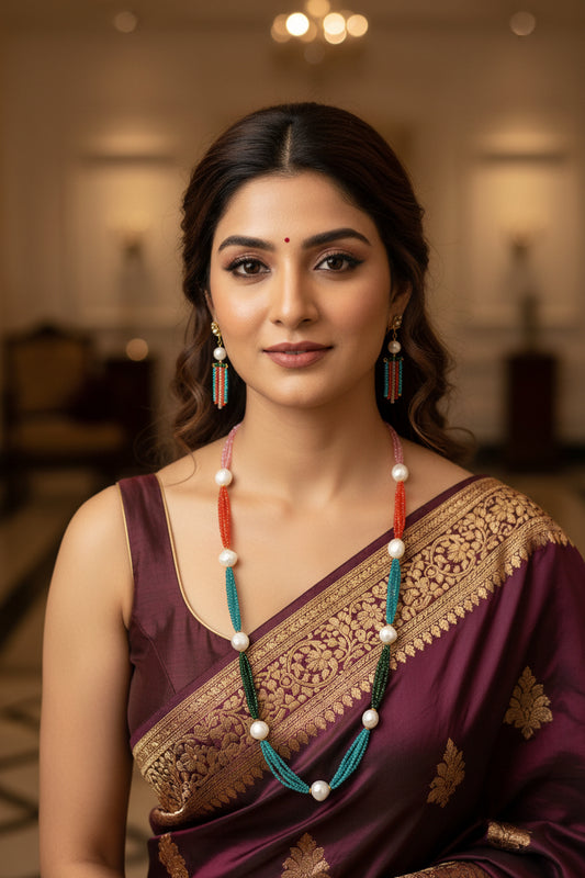 Reversible Hydro Lariat Necklace Set