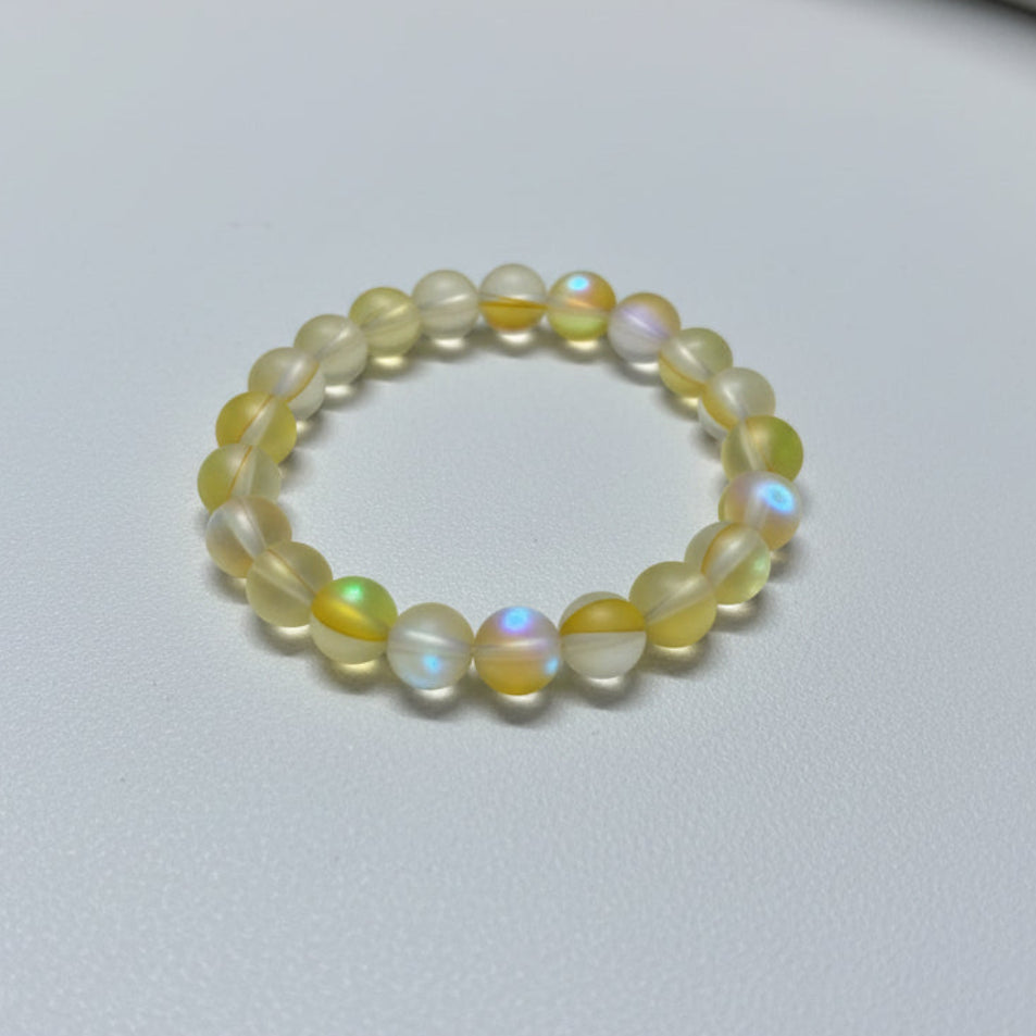 Joyful Yellow Aura Quartz Bracelet
