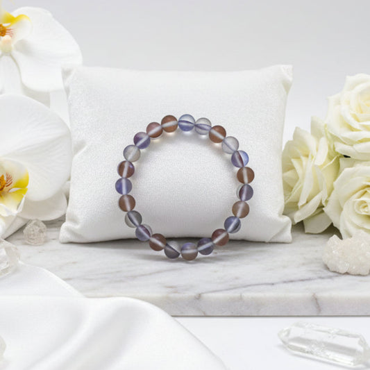 Midnight Grey Mermaid Bracelet