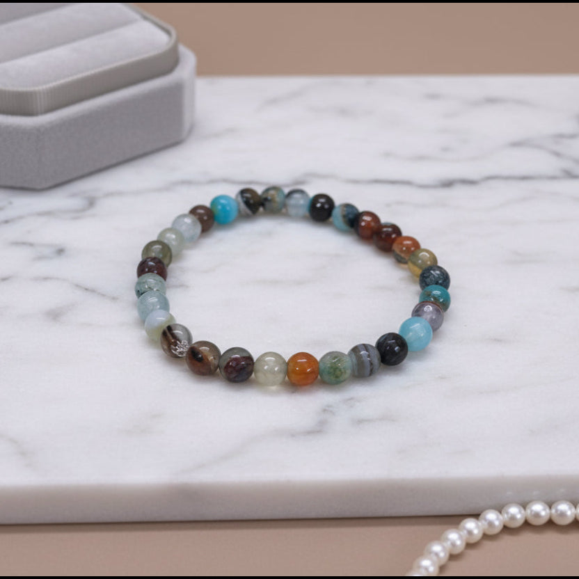 Rooted Balance Indian Agate Bracelet