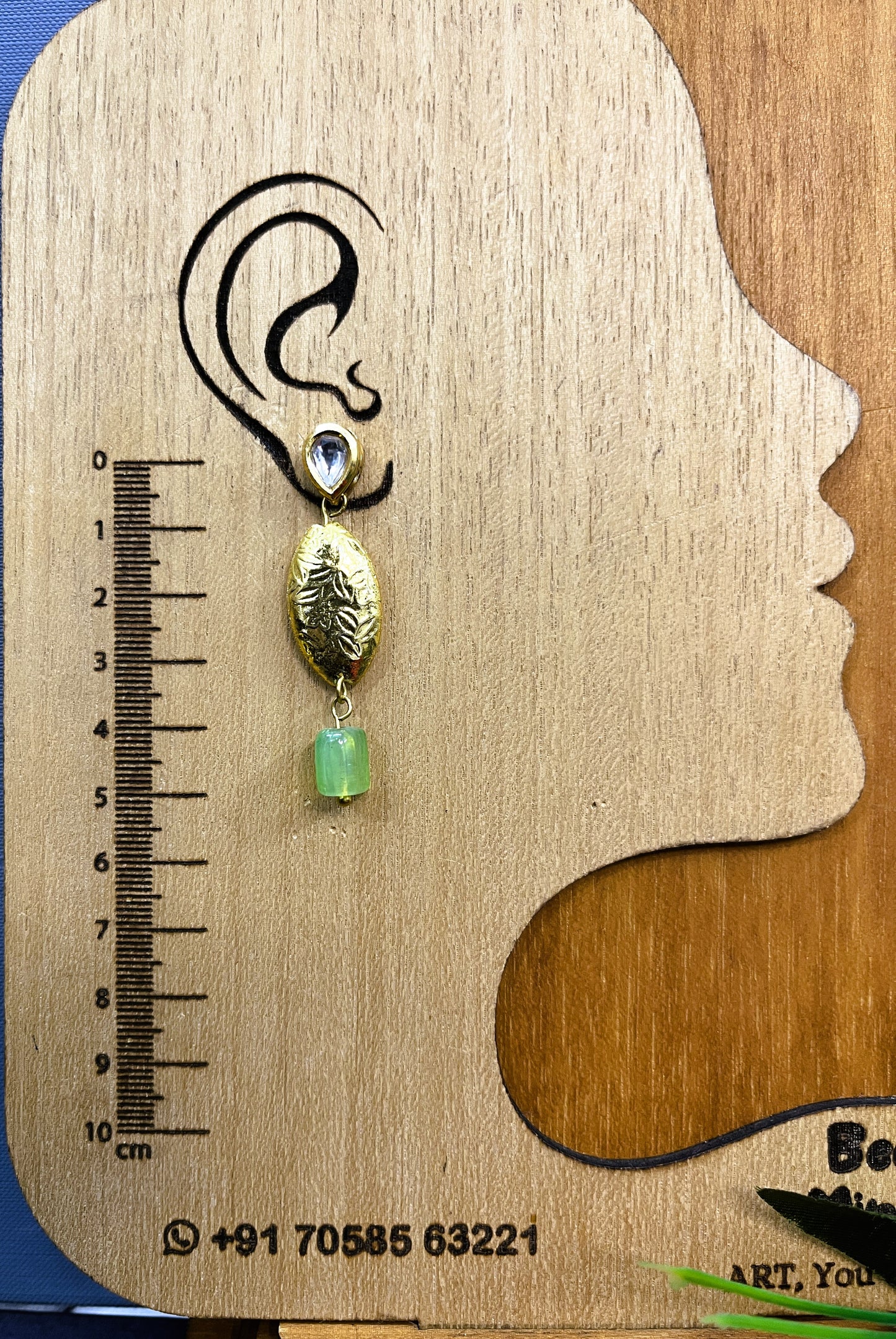 Golden Kiwi Layered Necklace Set