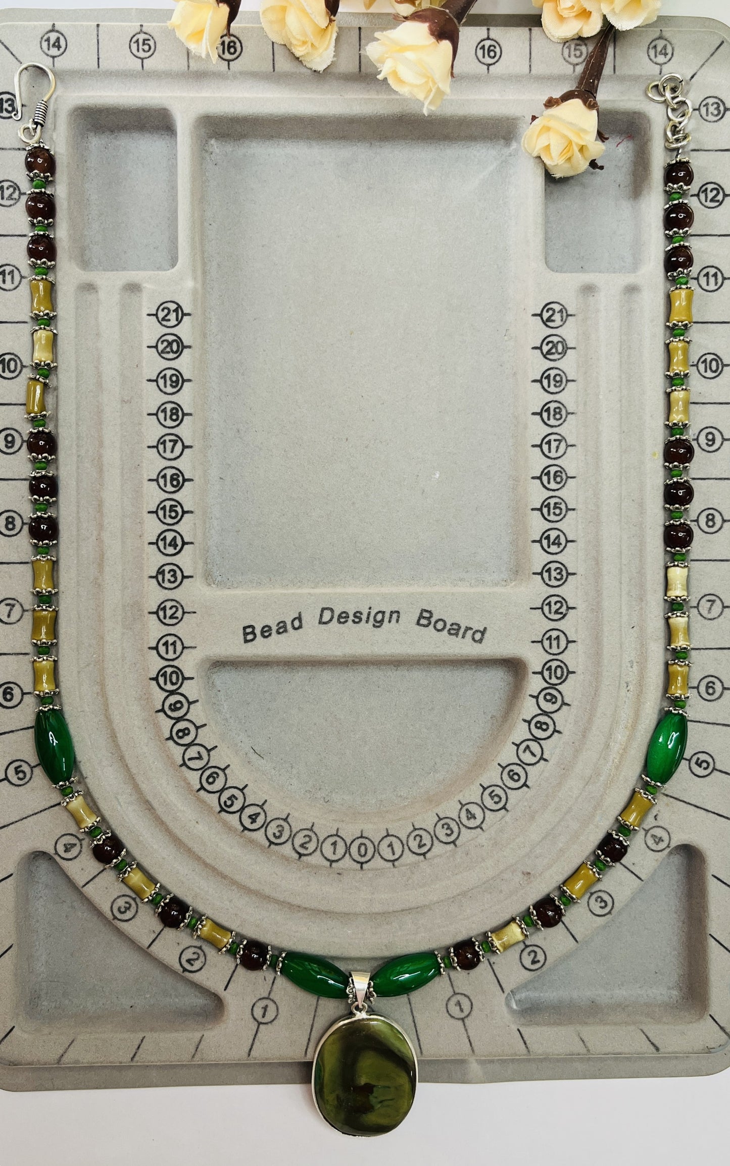 Green Jasper Harmony Necklace Set