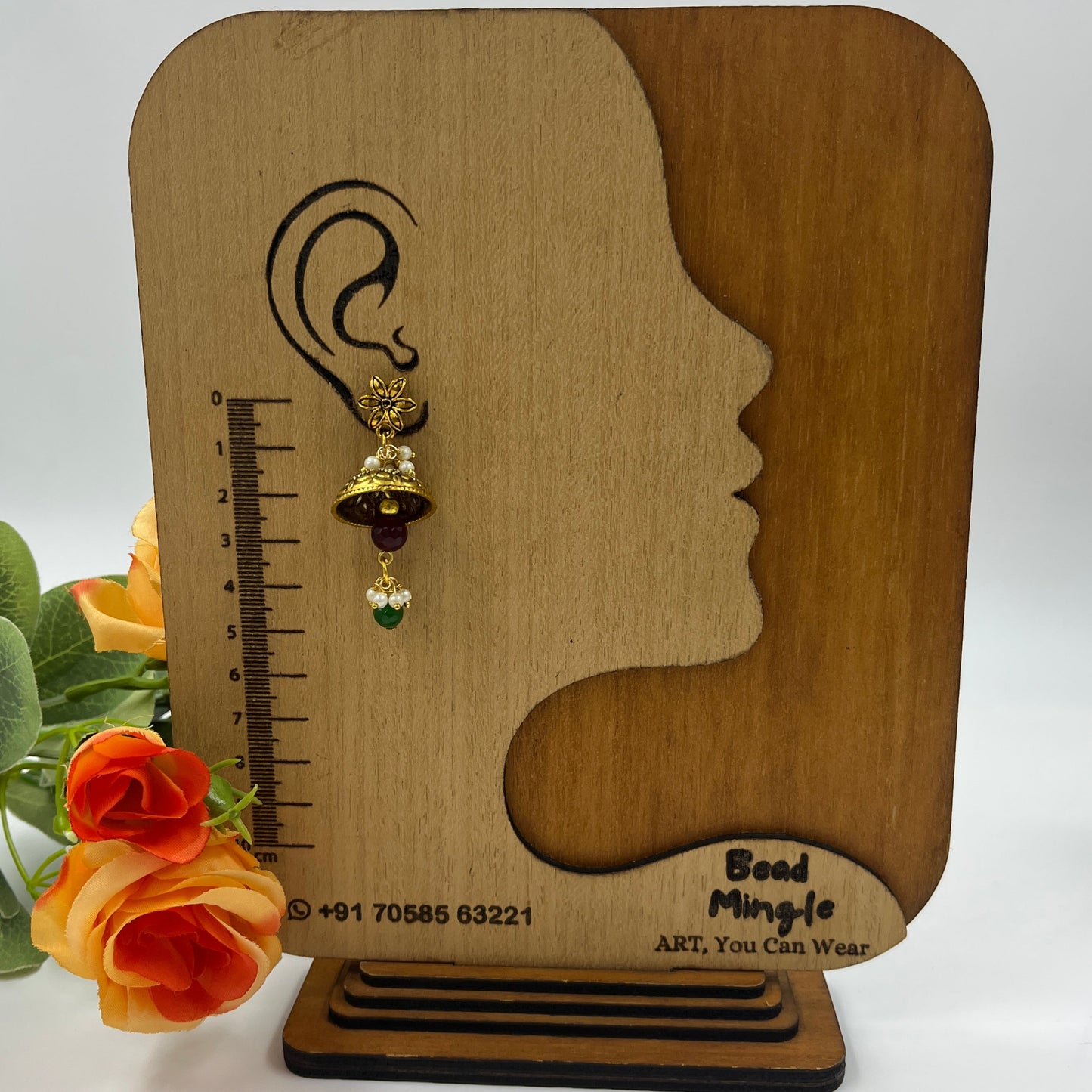 Swarna Jhumka Earrings