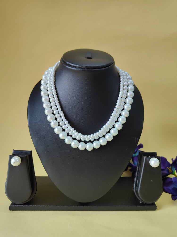 Bead-Pearl Necklace