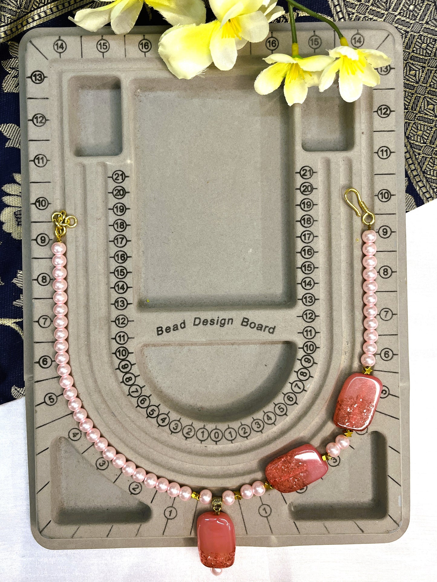 Pink Star Delight Necklace Set