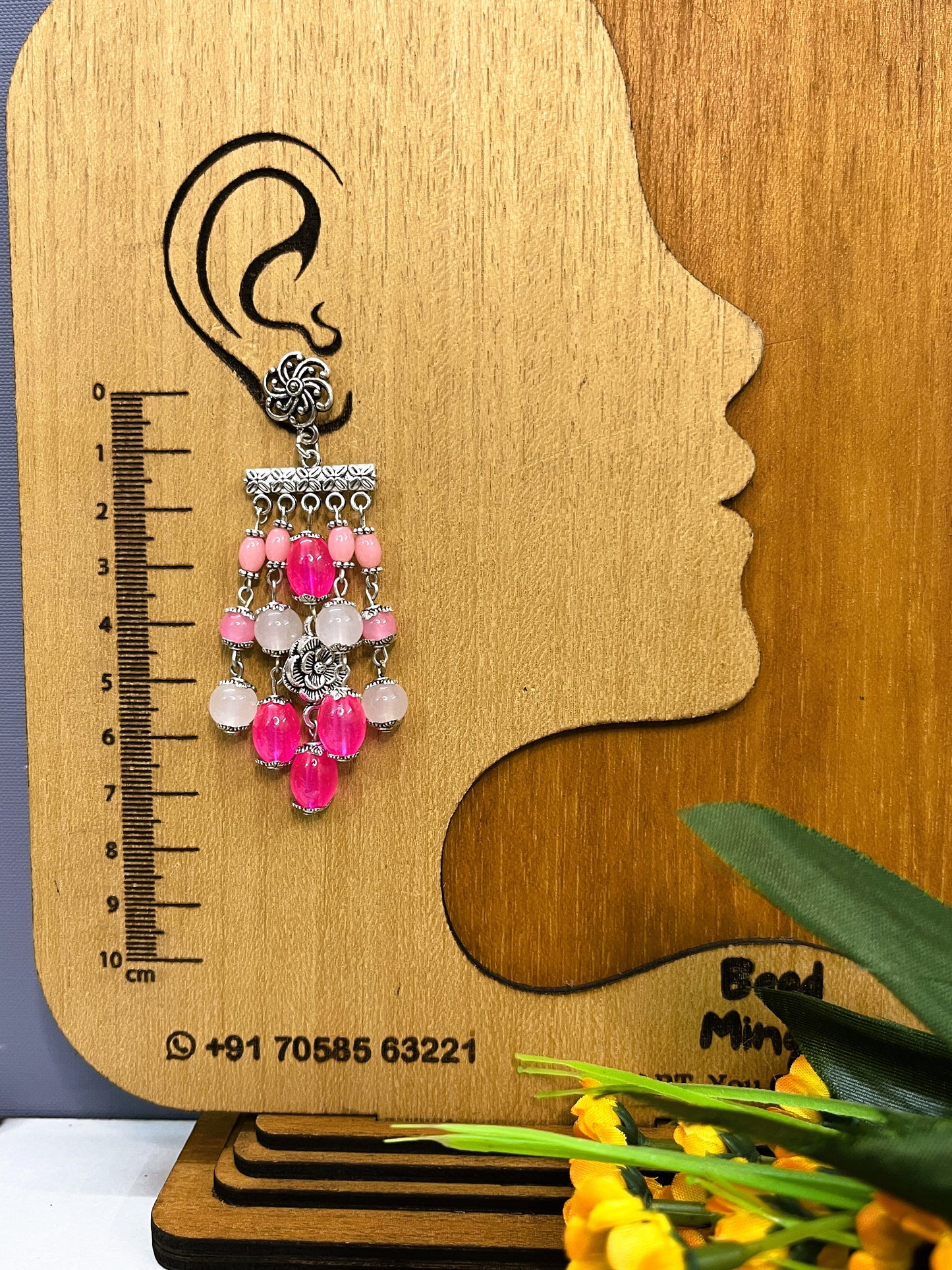 Pastel Pink Pendant Necklace Set