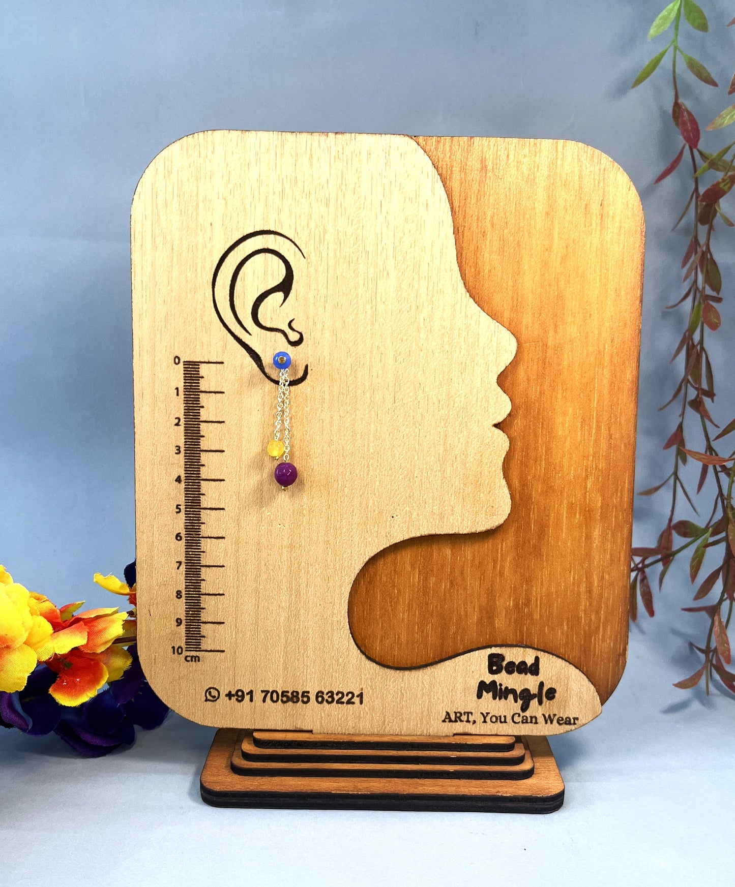 Purple Heart-Pastel Necklace Set