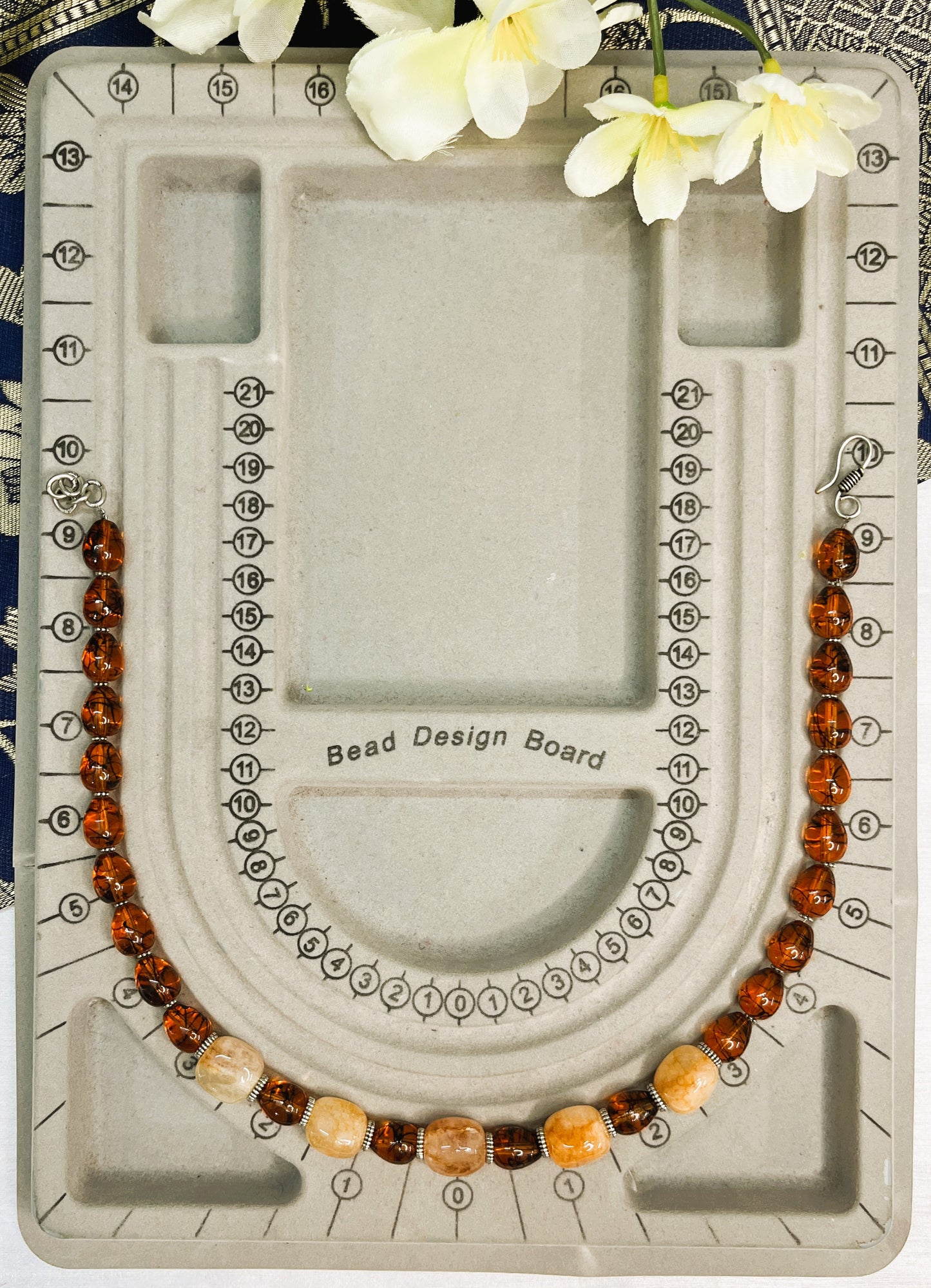 Rustic Agate Charm Necklace Set