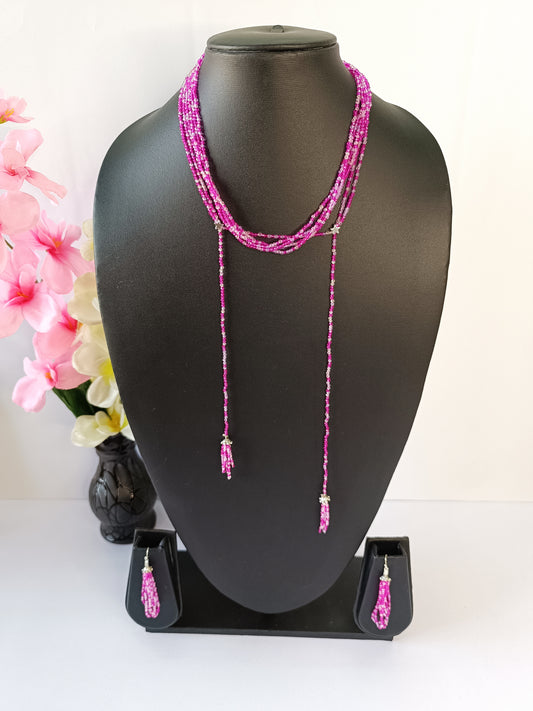 Pink Duo Hydro Necklace Set