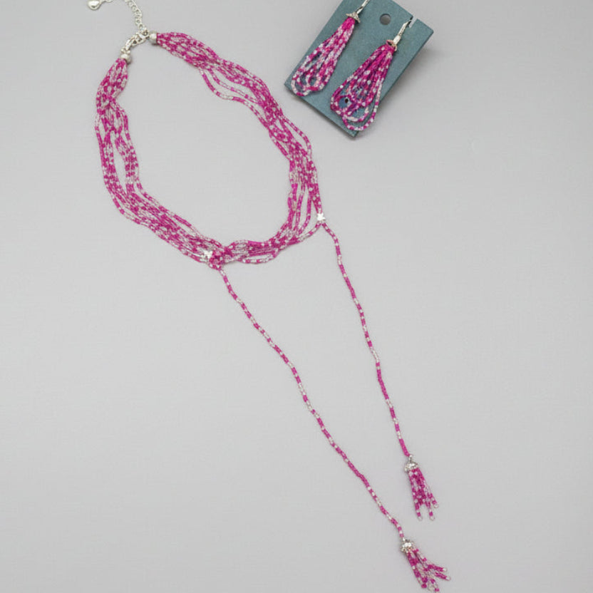 Pink Duo Hydro Necklace Set