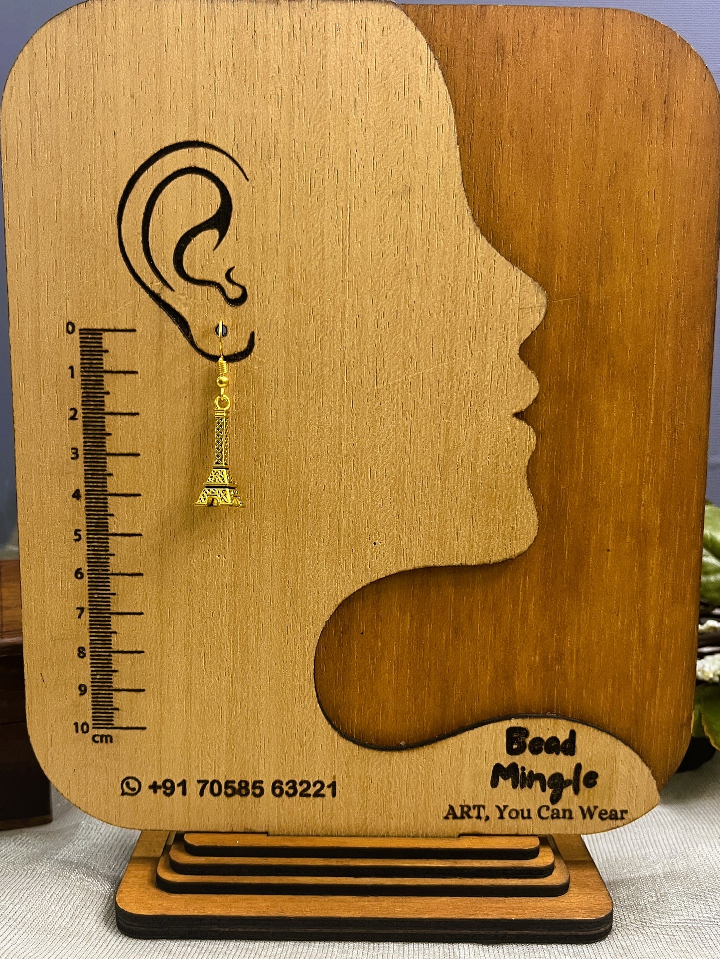 Parisian Tower Charm Necklace Set