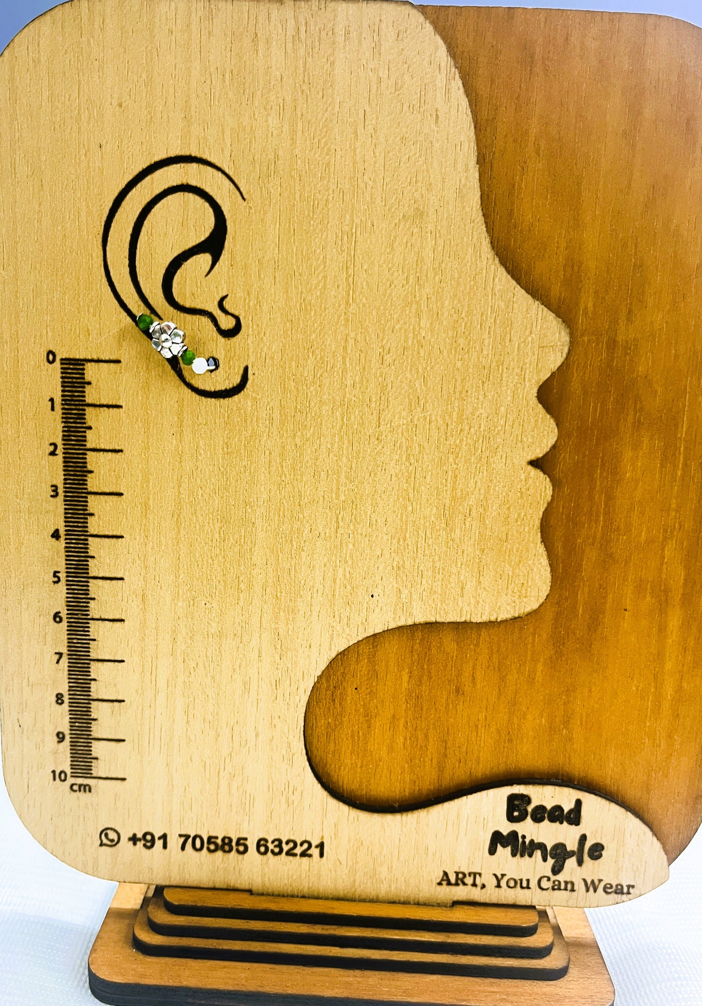 Twin Tone Green-White Choker