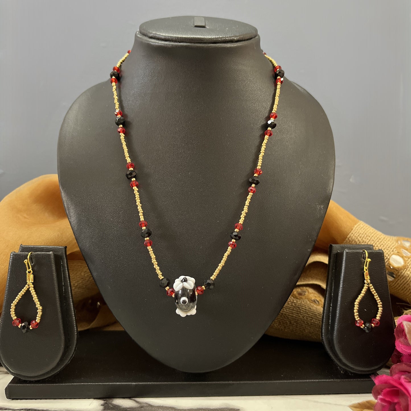 Timeless Lampwork Beauty Necklace Set