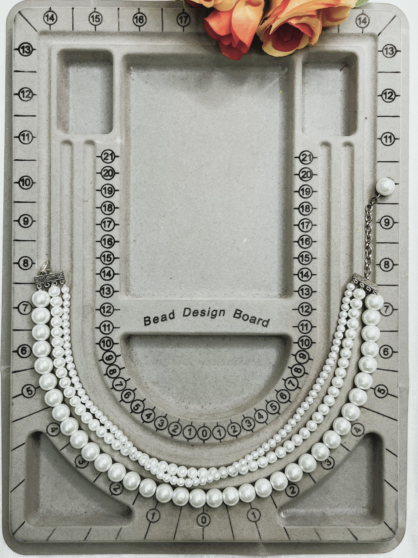 Pearl Waterfall Choker Necklace Set