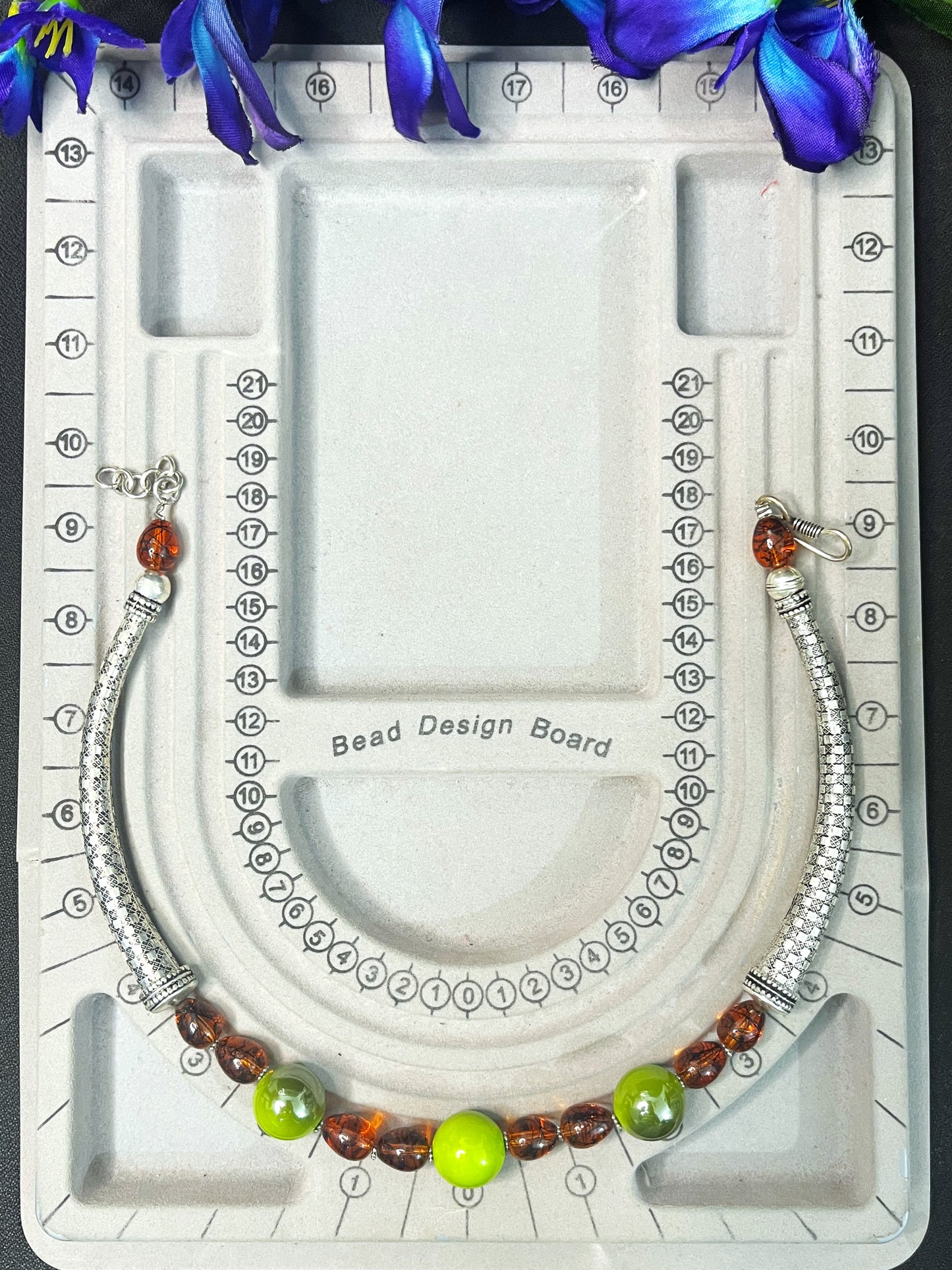 Vibrant Shaded Fusion Necklace Set