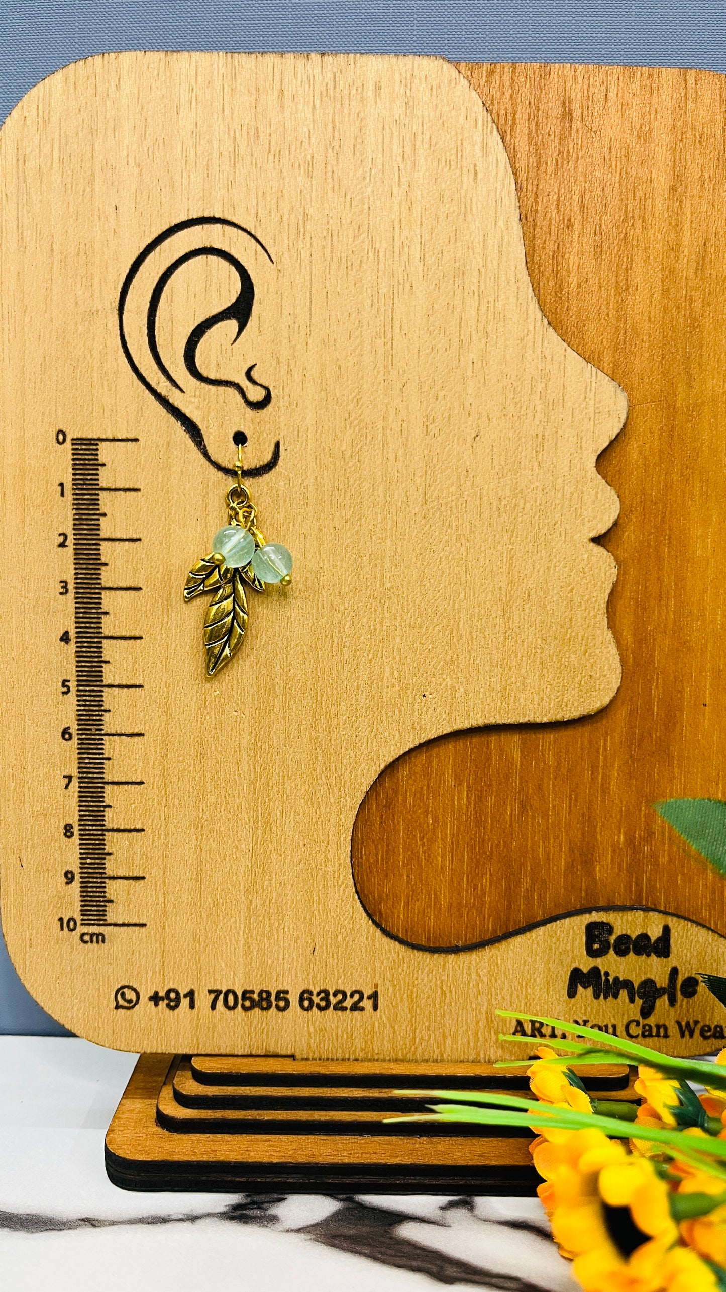 Mint Leaf Elegance Necklace Set