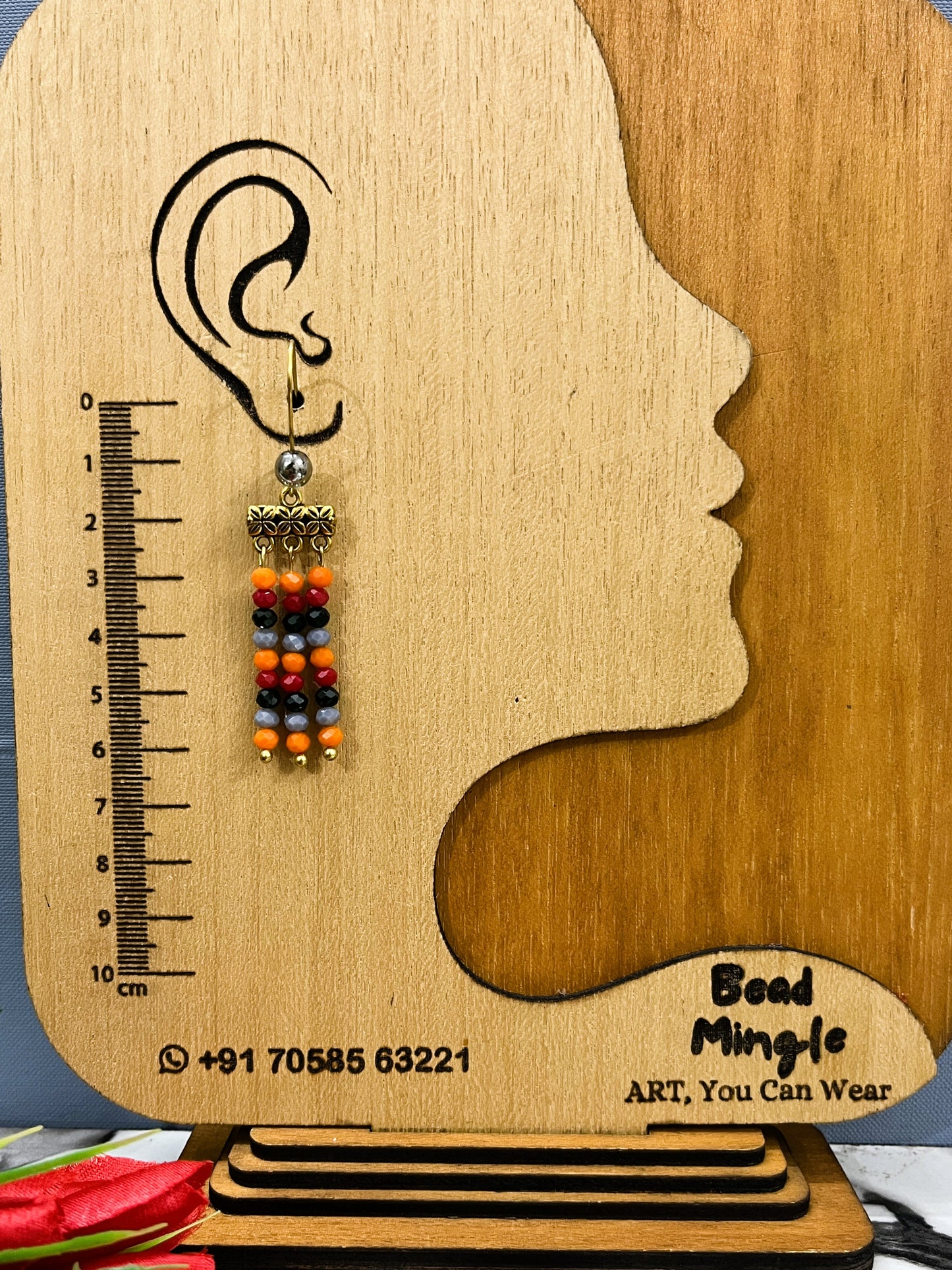 Multi-color Shell Art Necklace Set