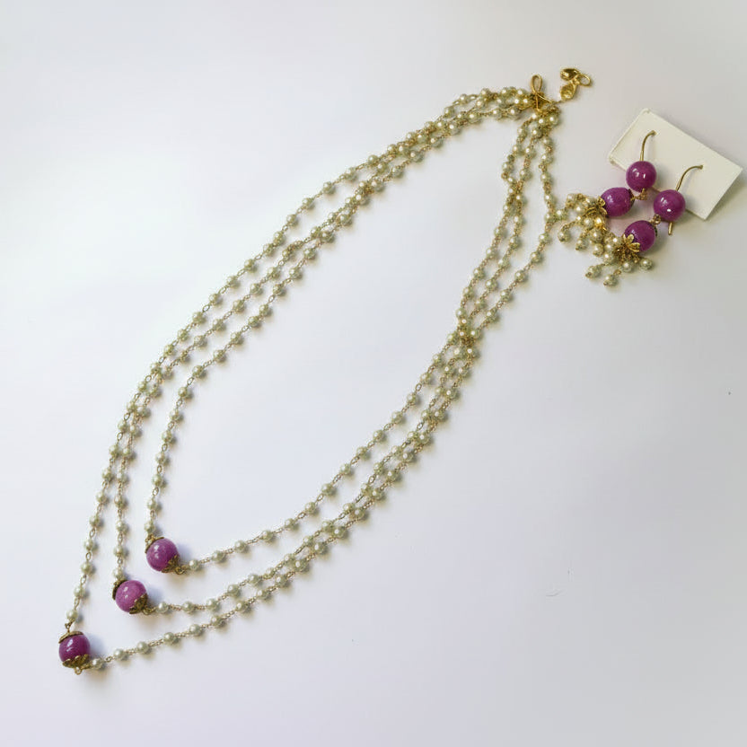 Heritage Pearl Symphony Necklace Set