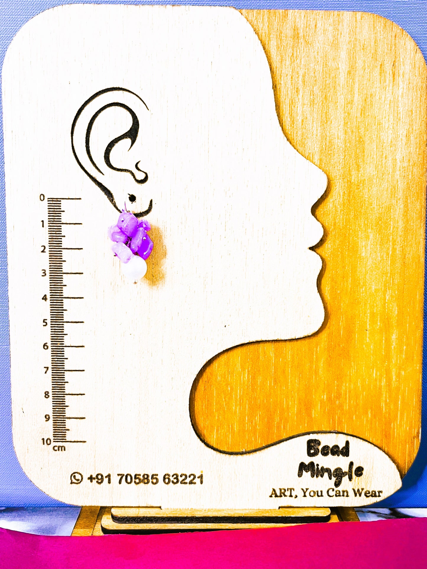 Purple Grace Layered Necklace Set