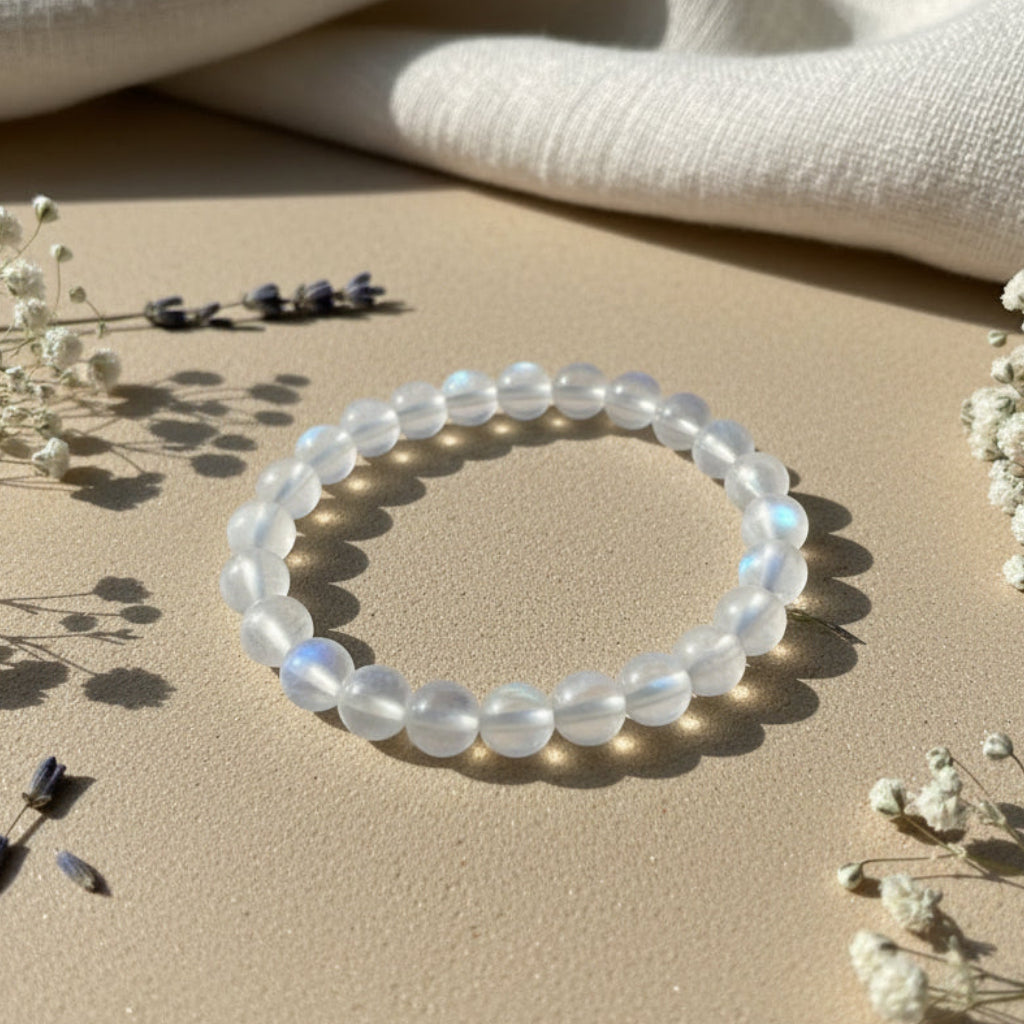 Milky Clear Mermaid Bracelet