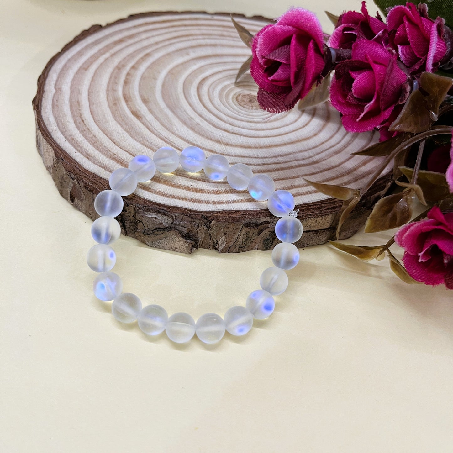 Milky Clear Mermaid Bracelet