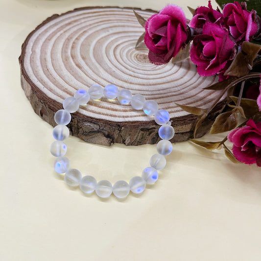 Milky Clear Mermaid Bracelet