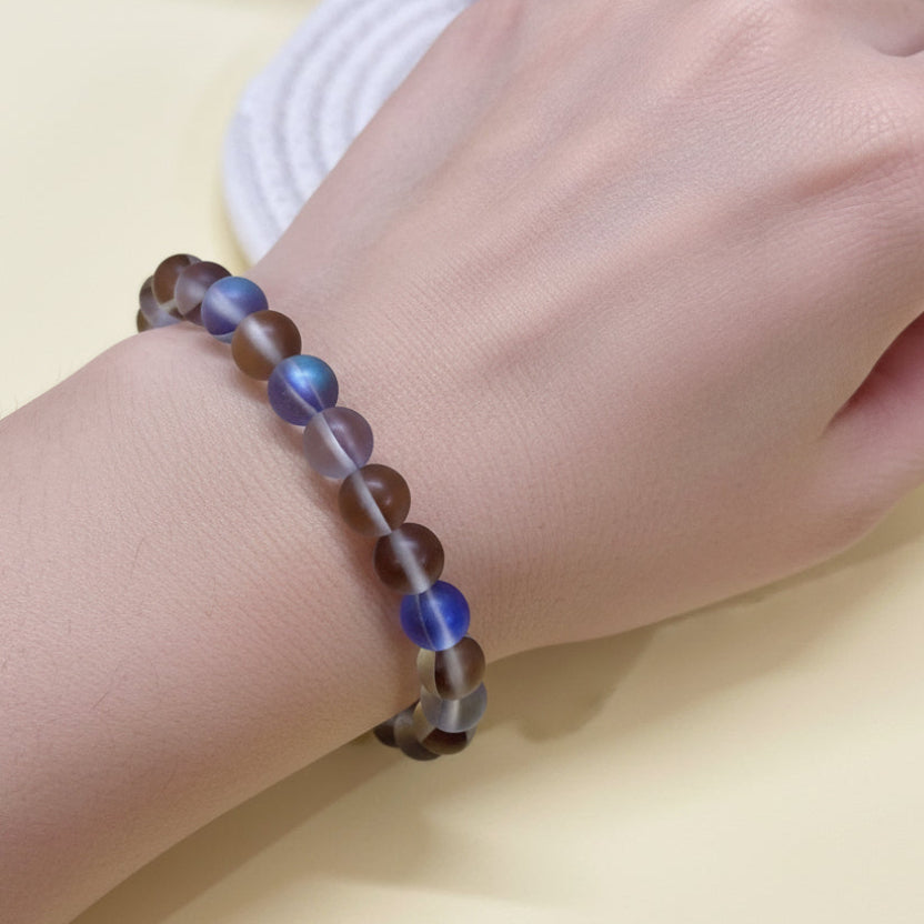 Midnight Grey Mermaid Bracelet