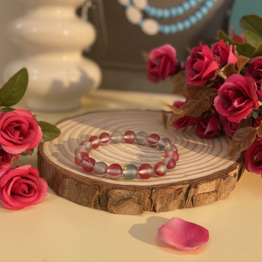 Red Sunset Mermaid Aura Bracelet