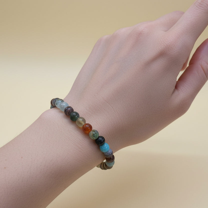 Rooted Balance Indian Agate Bracelet