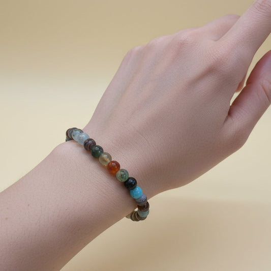 Rooted Balance Indian Agate Bracelet