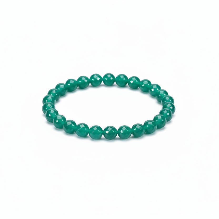 Steady Harmony Green Agate Bracelet