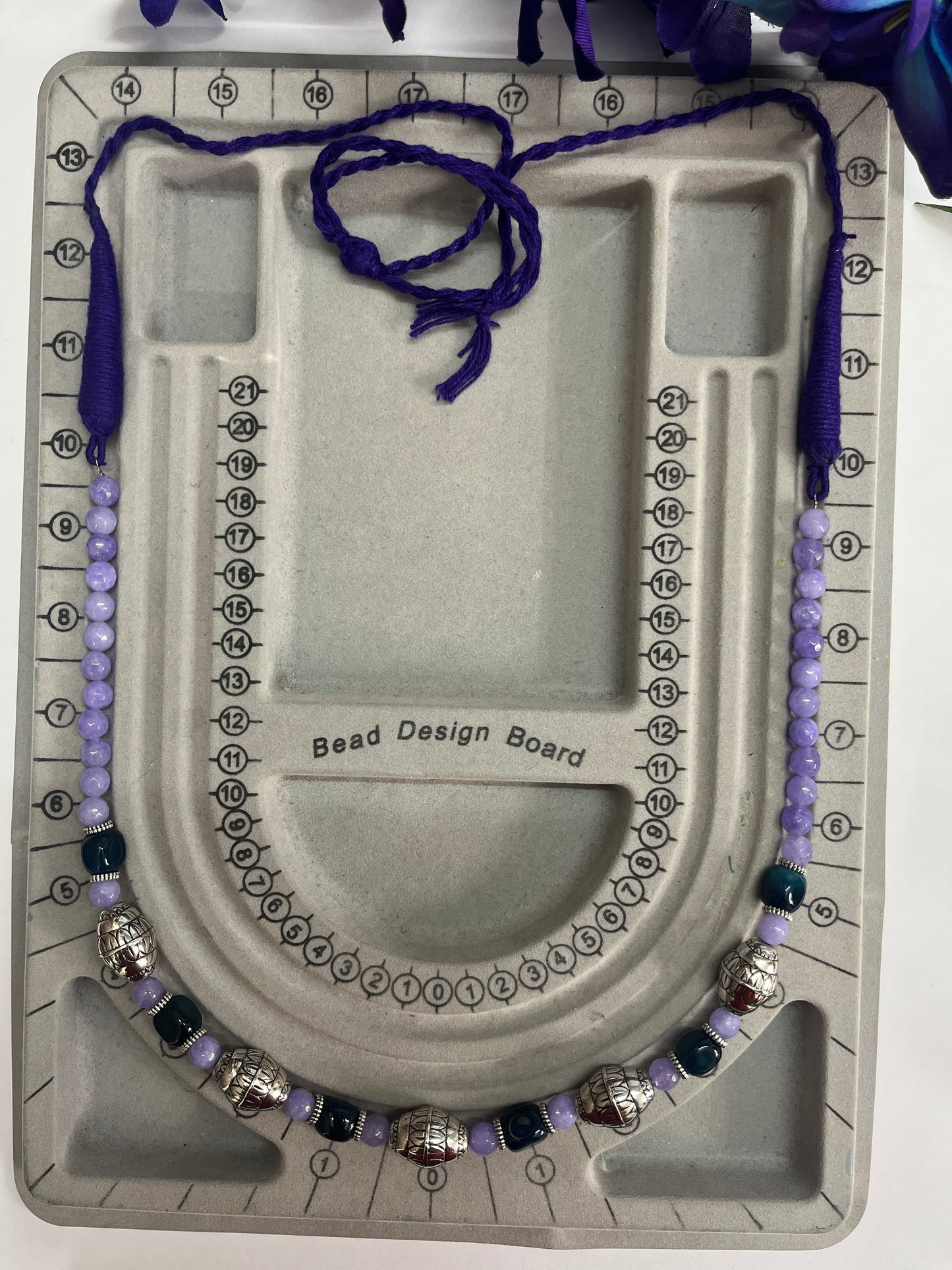 Agate Regal Bloom Necklace Set