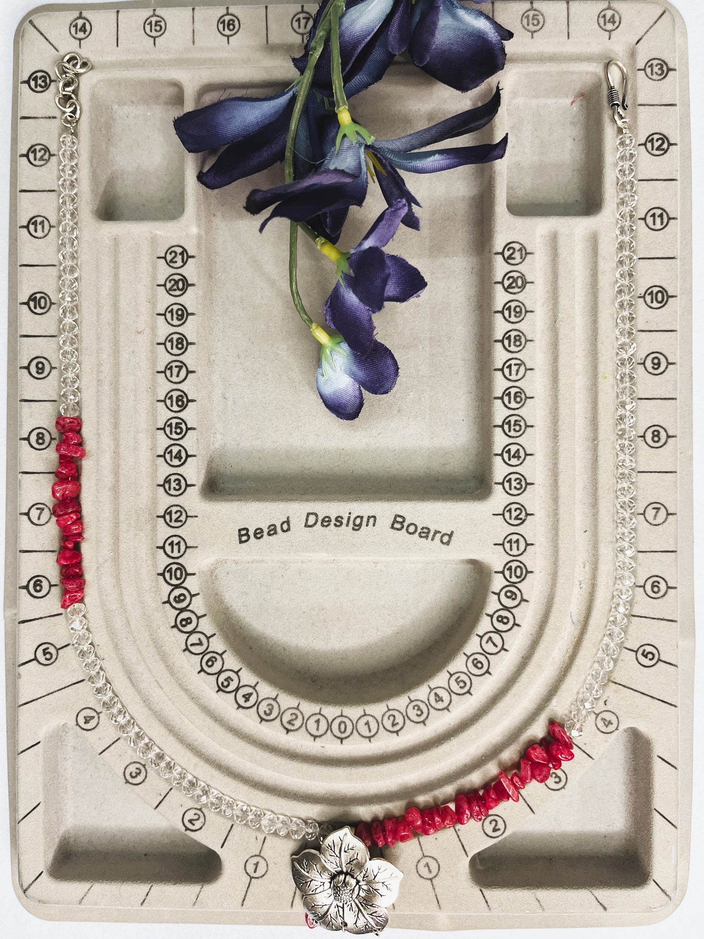 Red Chip Harmony Necklace Set