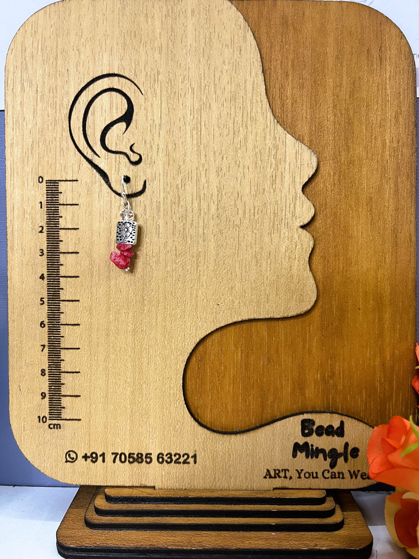 Red Chip Harmony Necklace Set