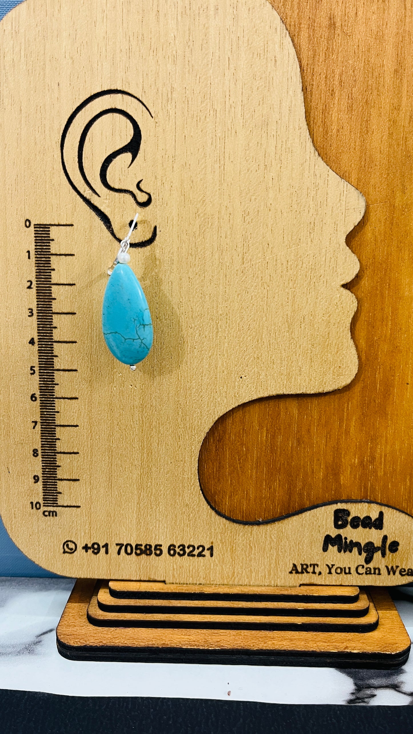 Aqua Pearl Fusion Necklace Set