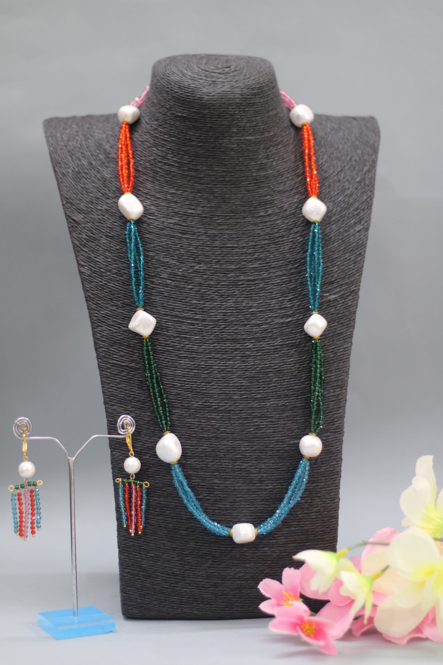 Reversible Hydro Lariat Necklace Set