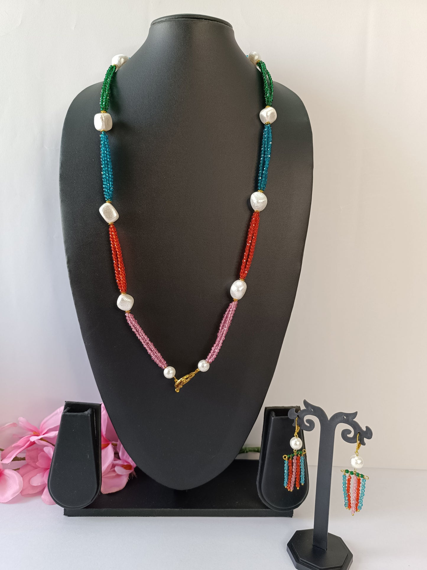 Reversible Hydro Lariat Necklace Set