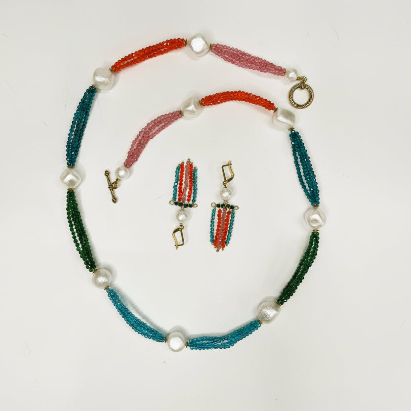 Reversible Hydro Lariat Necklace Set