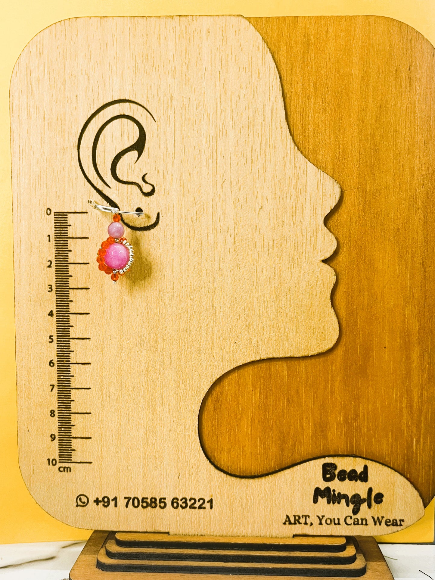 Twisted Rose Quartz Pendant Set