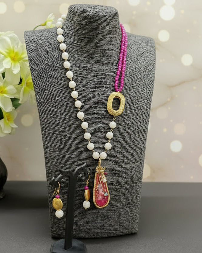 Radiant Harmony Onyx Necklace-Set