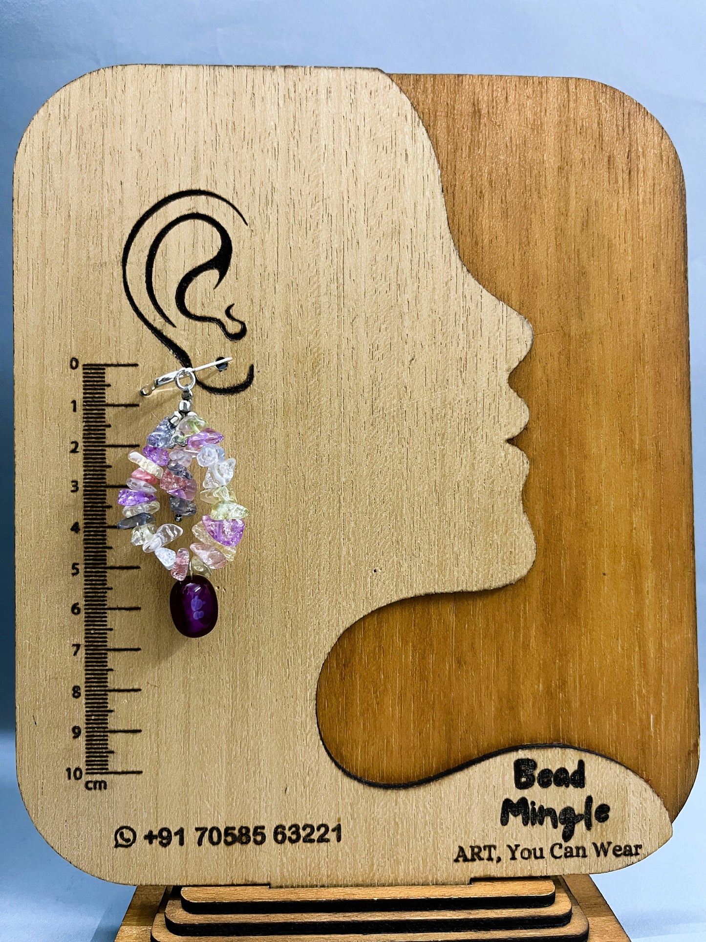 Natural Glow Rose Necklace Set