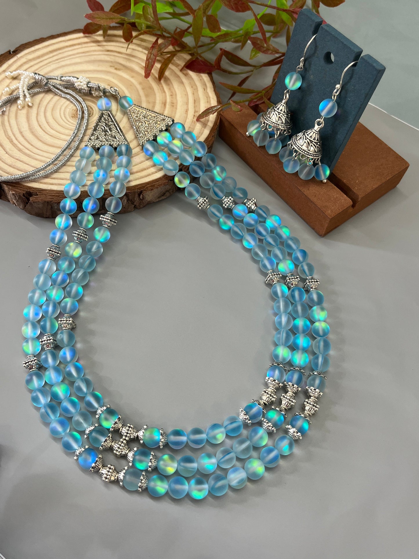 Ocean Blue Radiance Necklace Set