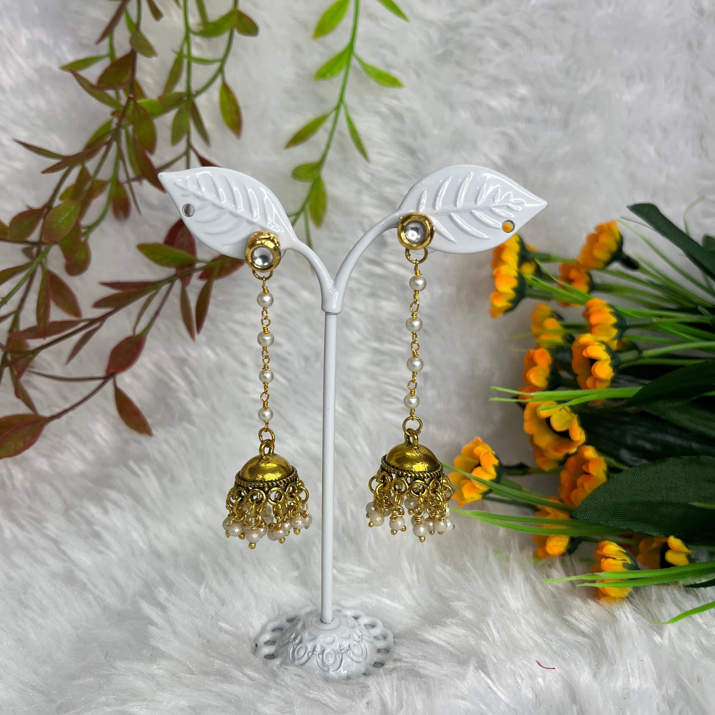 Kanak Pearl Jhumka Earrings