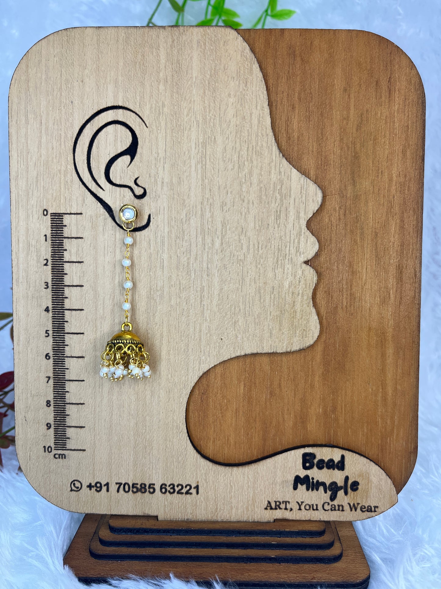 Kanak Pearl Jhumka Earrings