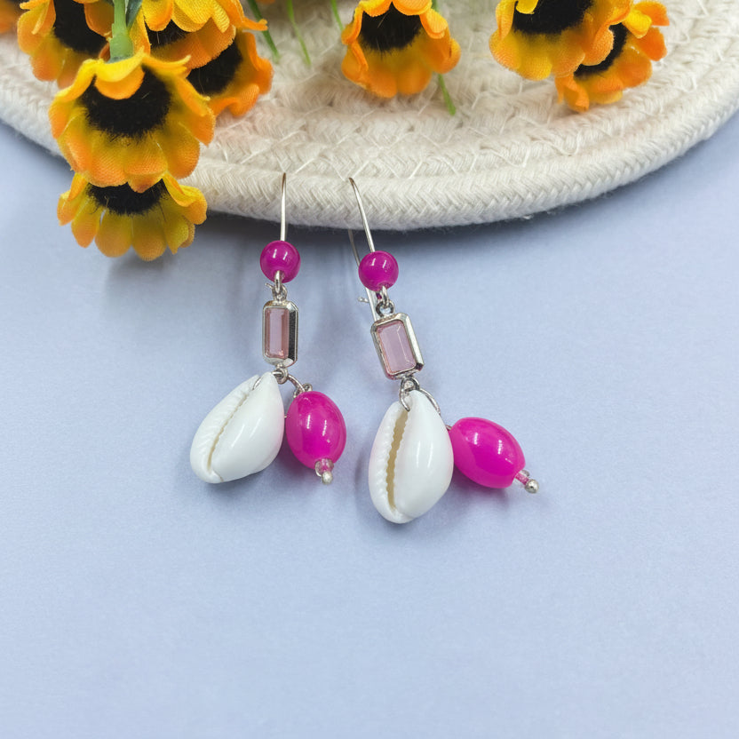 Rangriti Cowrie Drop Earrings