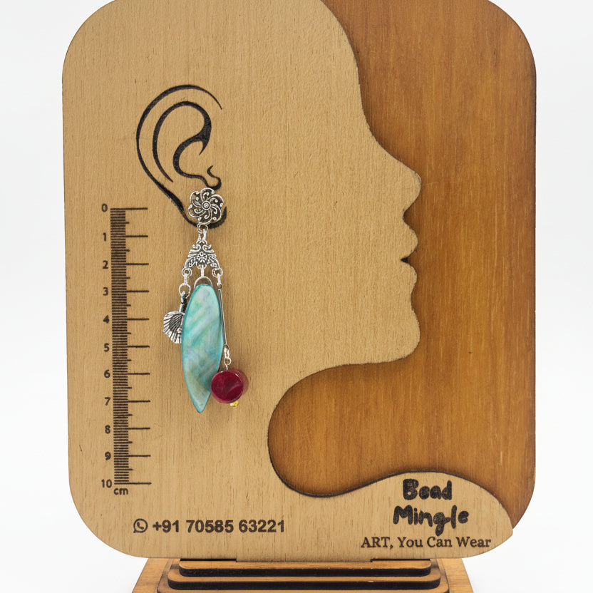 Neel Asymmetrical Drop Earrings