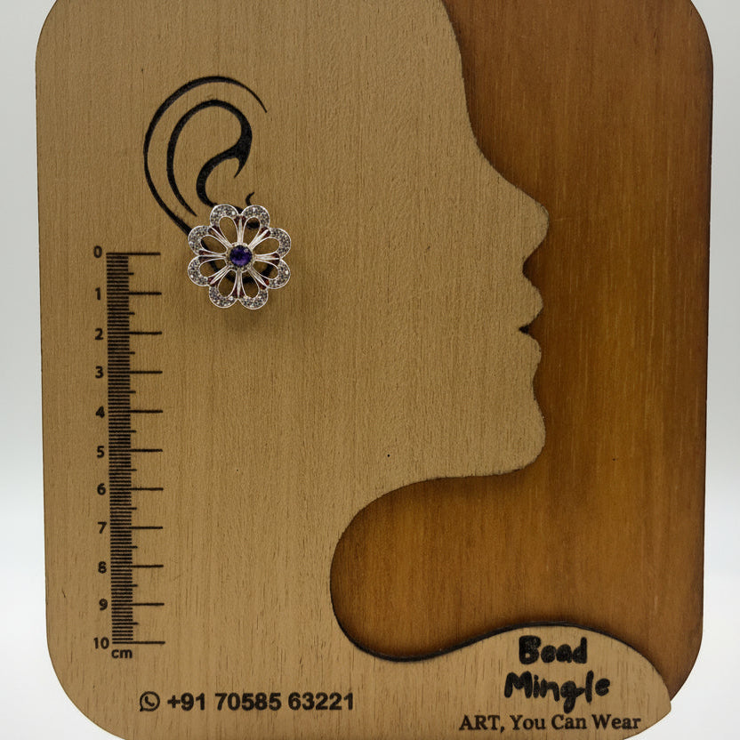 Radiant Bloom Stud Earrings