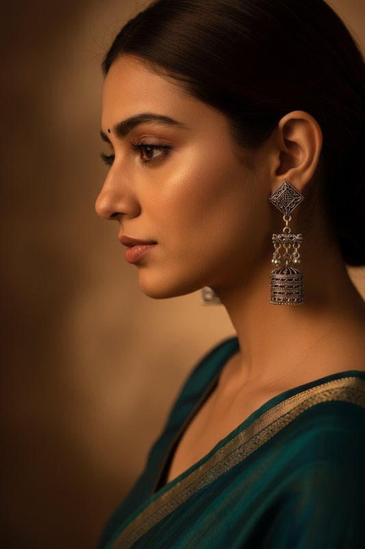 Heritage Jhumka Drop Earrings