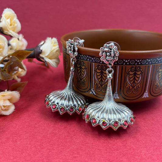 Aurelia Emerald Jhumka Earrings