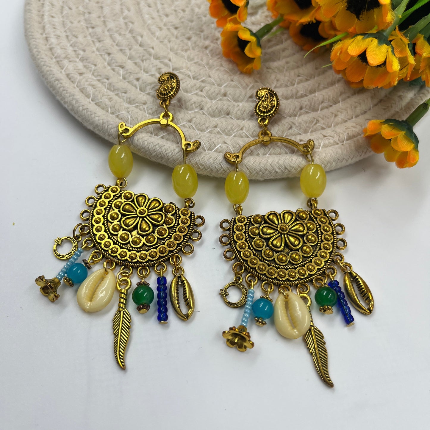 Rhythm Chandbali Earrings